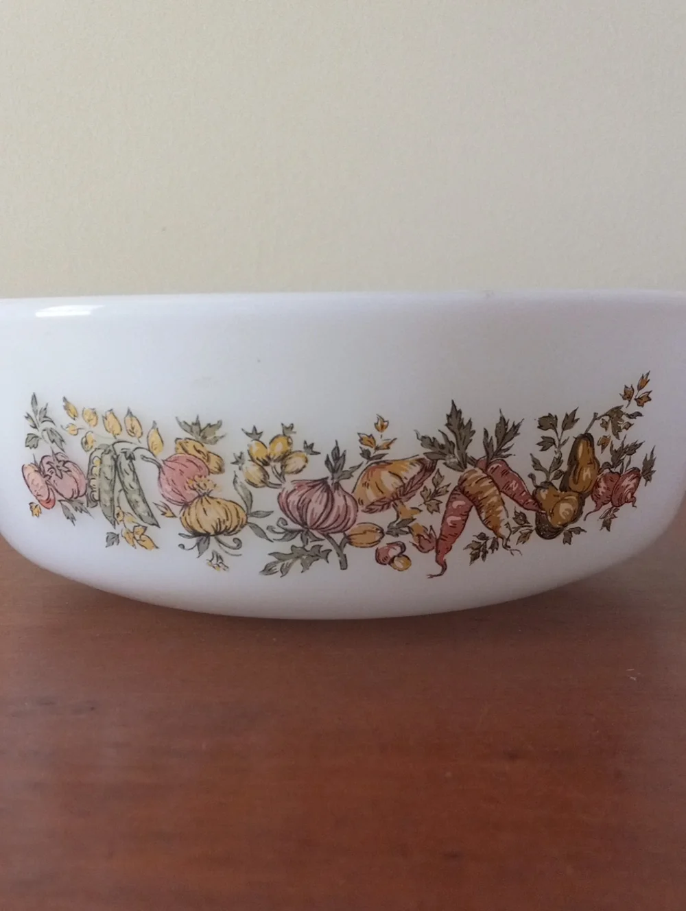 Anchor Hocking White Harvest Vegetable Glass Baking Dish - Home Kitchen